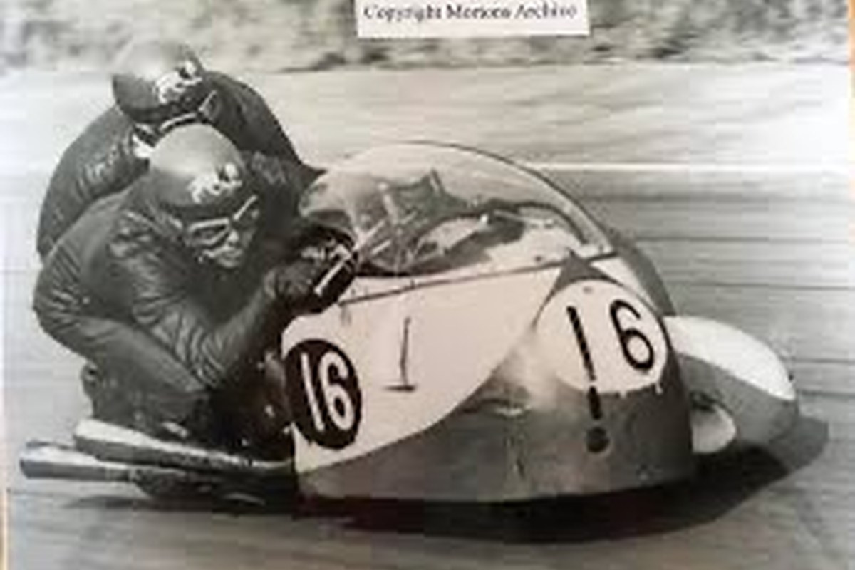 Historic Woodhouse sidecar racing image