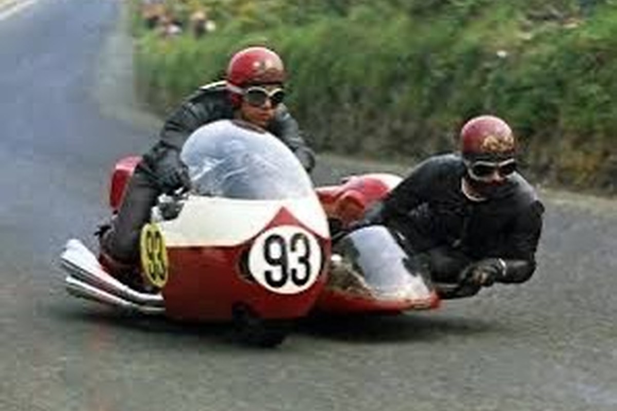 Historic Woodhouse sidecar racing image